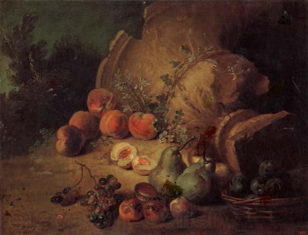 Jean Baptiste Oudry Still Life with Fruit Norge oil painting art